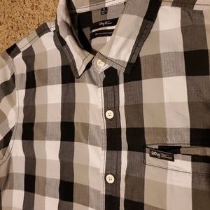 LRG woven button up